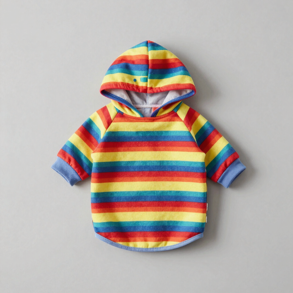Sudadera con Capucha Arcoíris