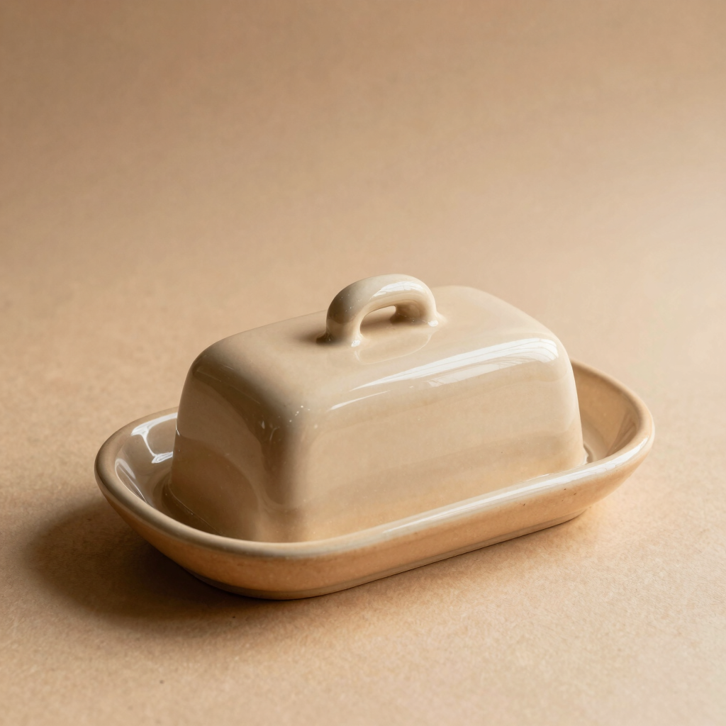Warm Terracotta Butter Dish