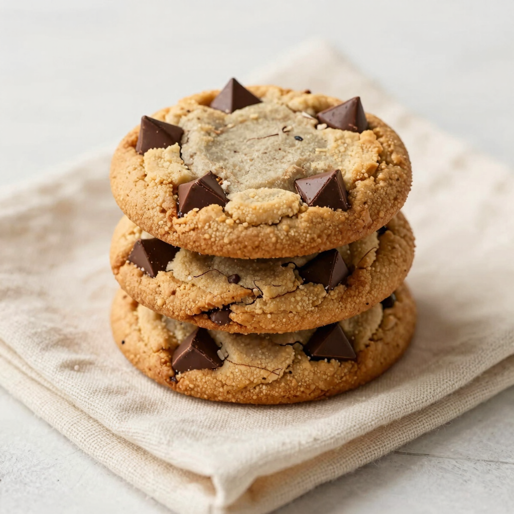 Dark Chocolate Sea Salt Cookies
