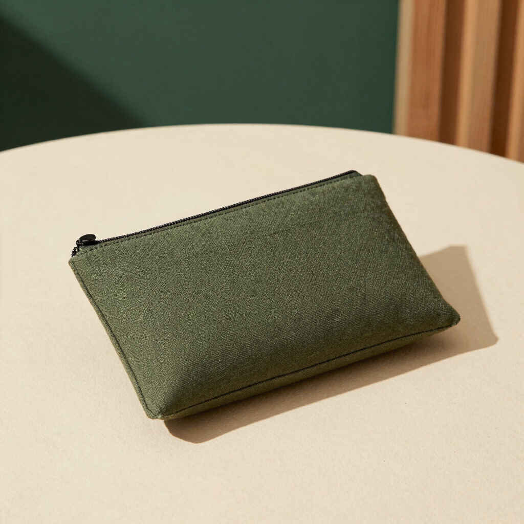 Heavy Linen Tech Organizer Pouch