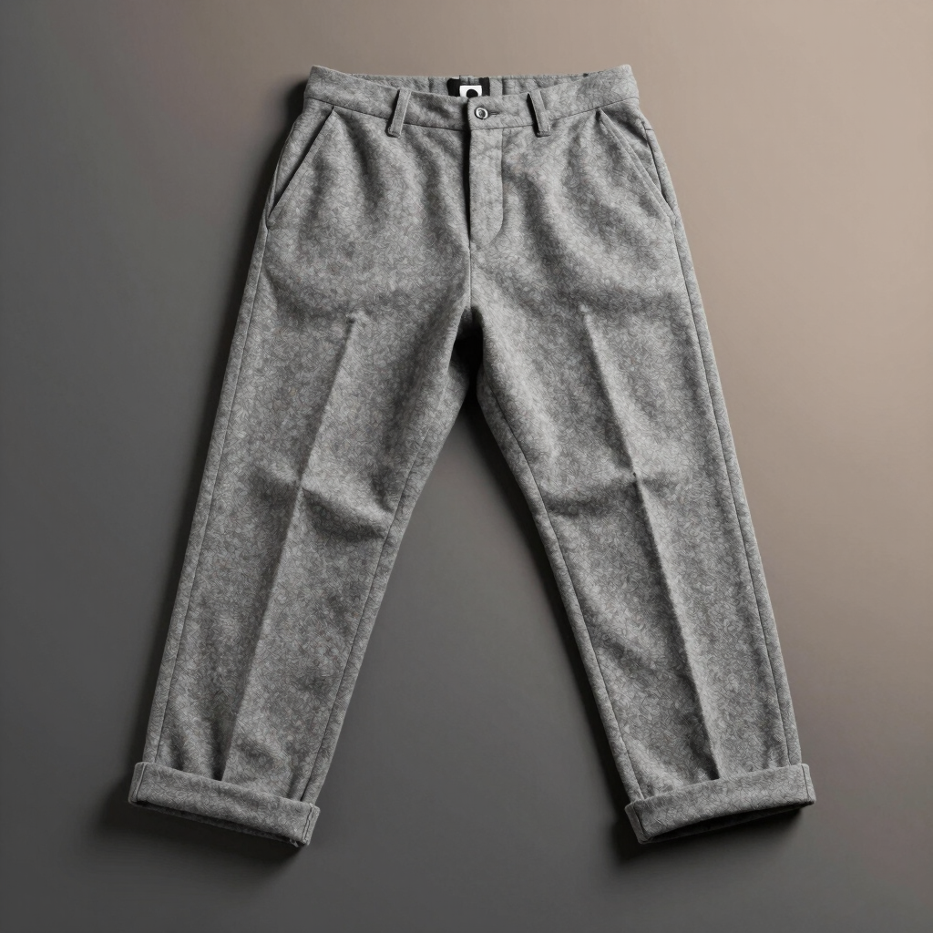 Yünlü Flanel Kırçıllı Pantolon