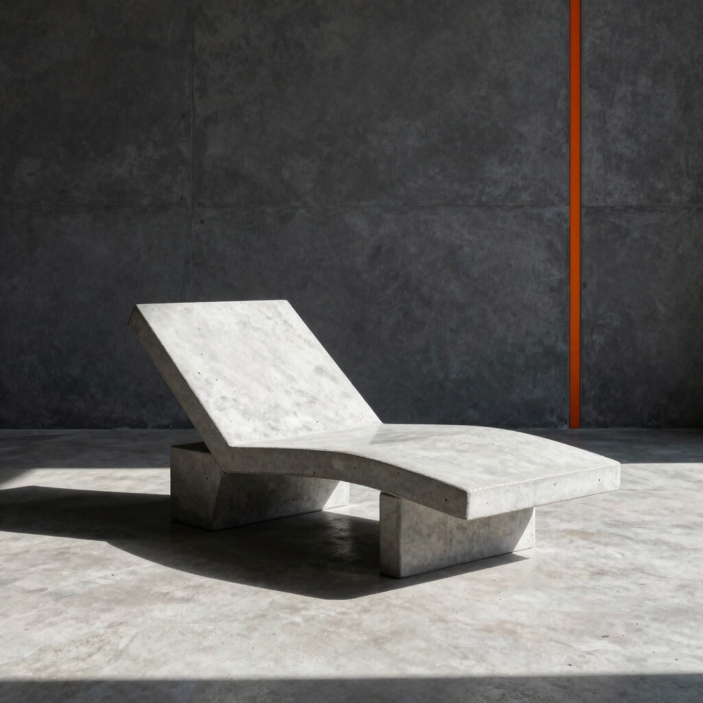 Slab No. 1 Concrete Lounge Chair