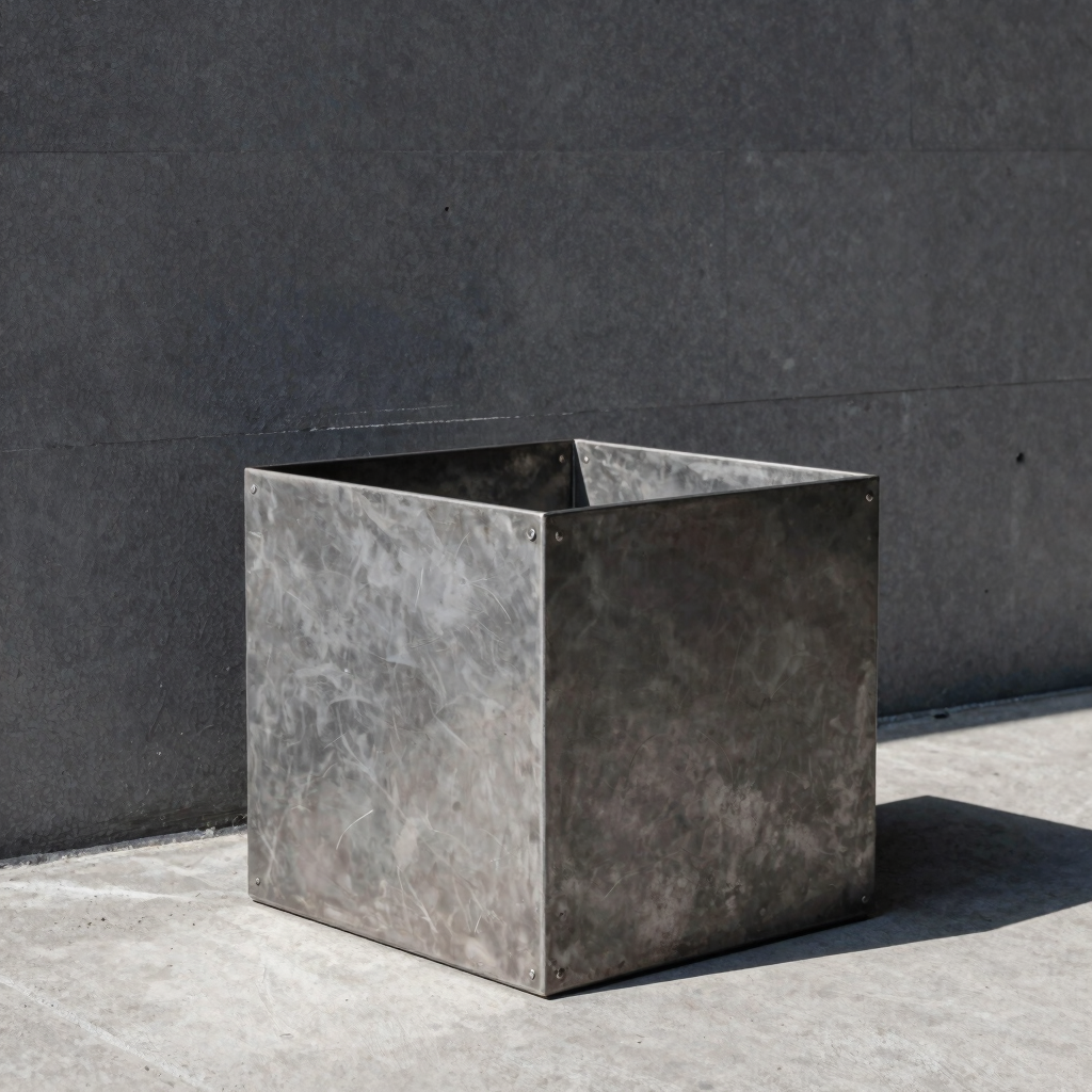 Plate Steel Planter Medium