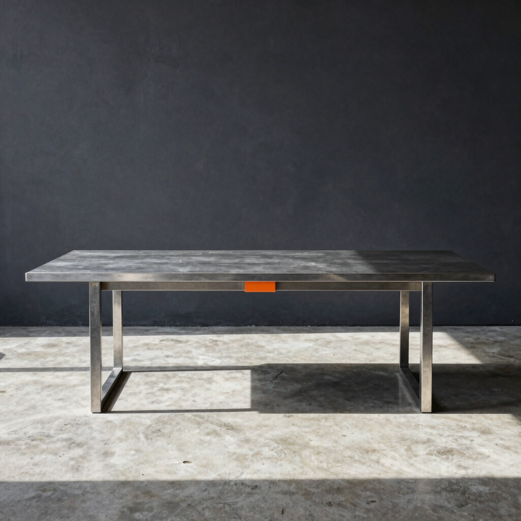 Gridiron Steel Dining Table