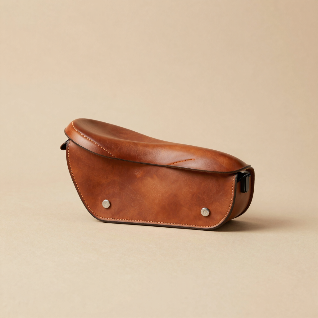 Retro-Satteltasche aus Leder