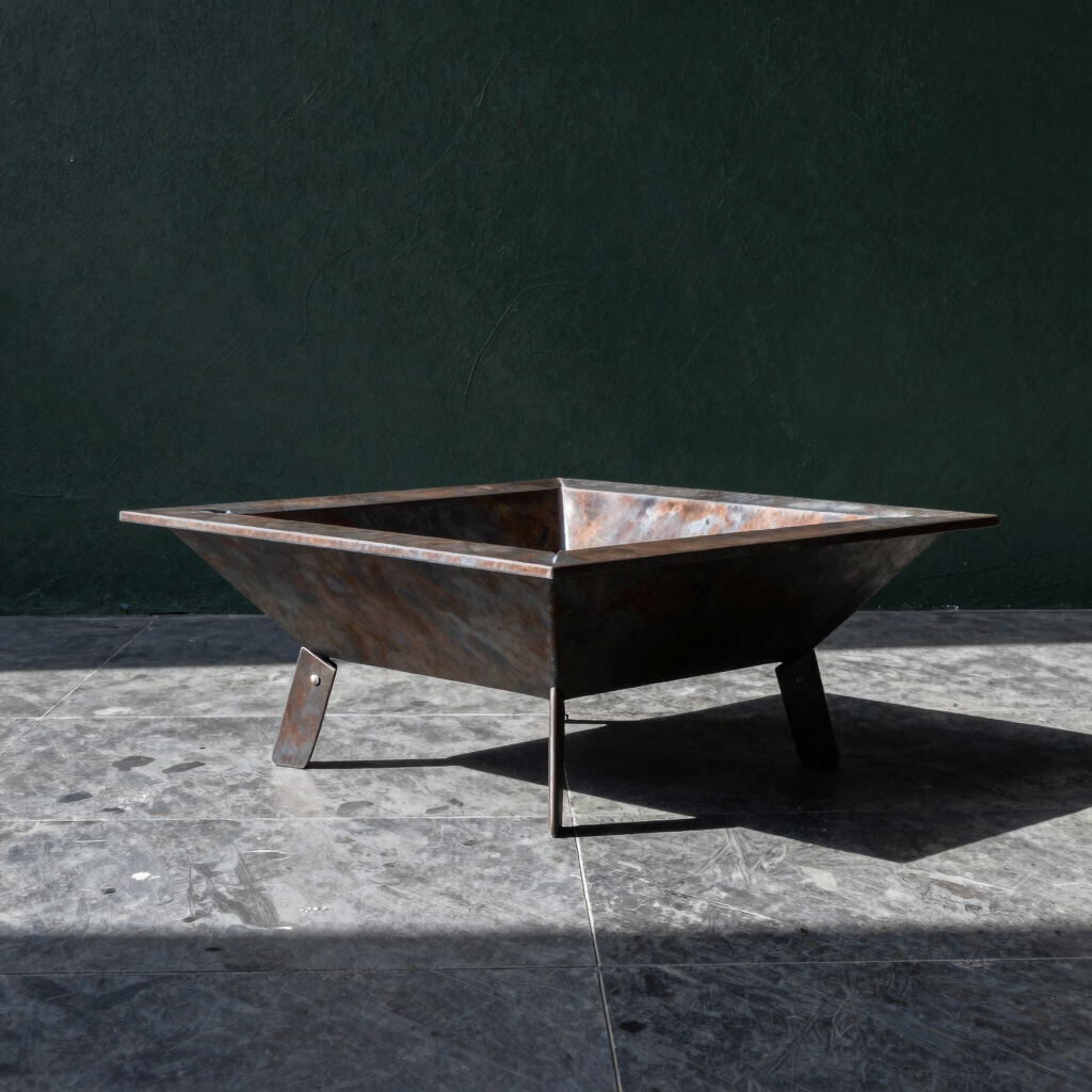 All-Weather Steel Fire Pit