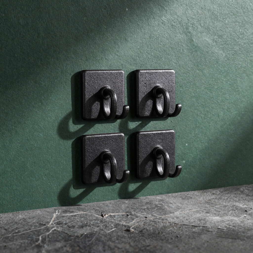 Cast Iron Wall Hook Set