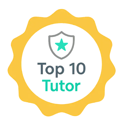 UrbanPro Top 10 Tutor badge for NESkills Spoken English training, 2025