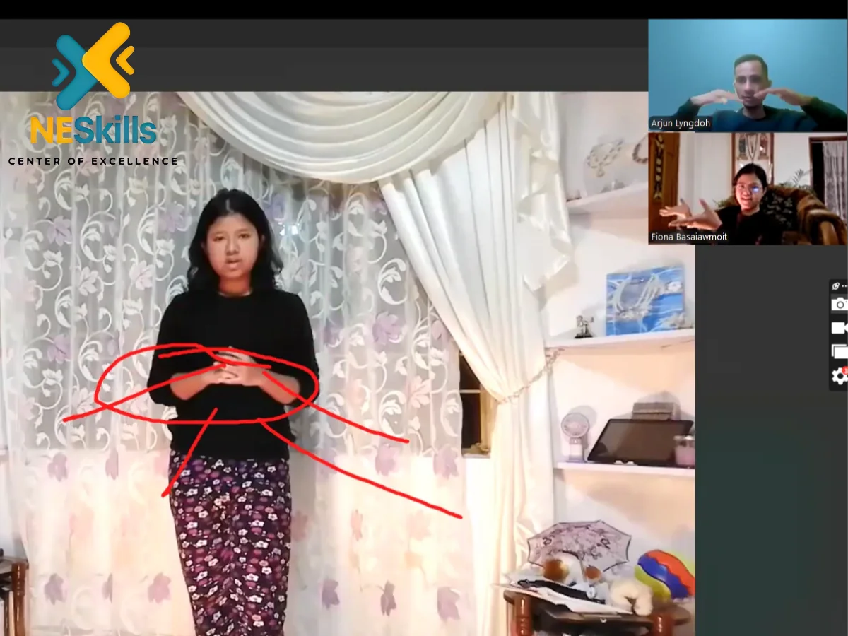 NESkills communication practice during a professional speaking session