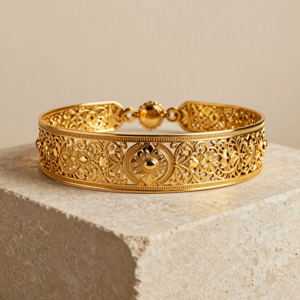 Ceinture de Mariée en Filigrane d'Or