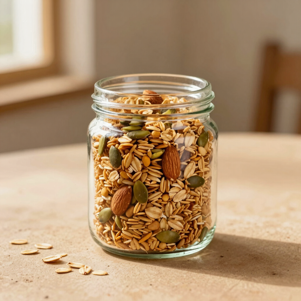 Granola con Semillas y Miel