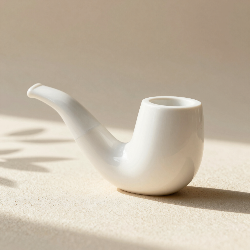 Alabaster Ritual Smoking Pipe