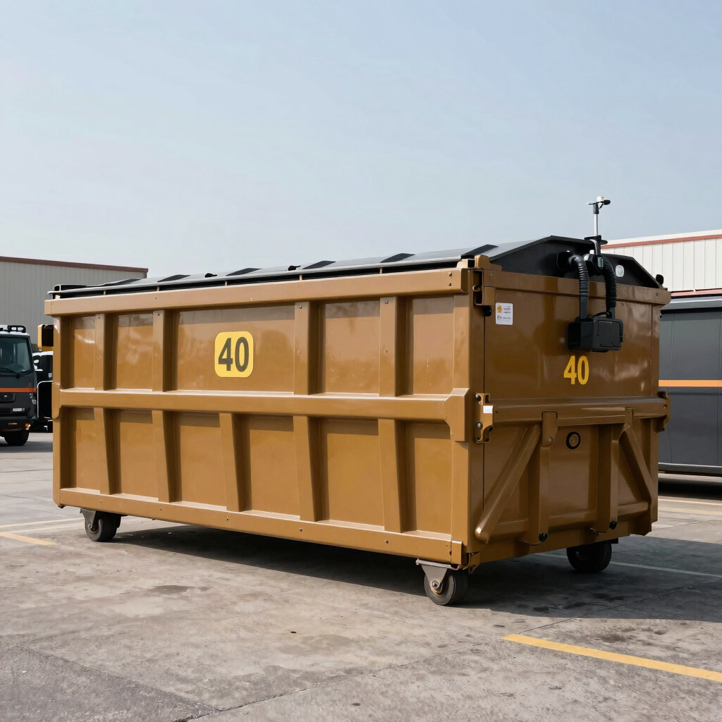 40-Yard Industrial Roll-Off Delivery
