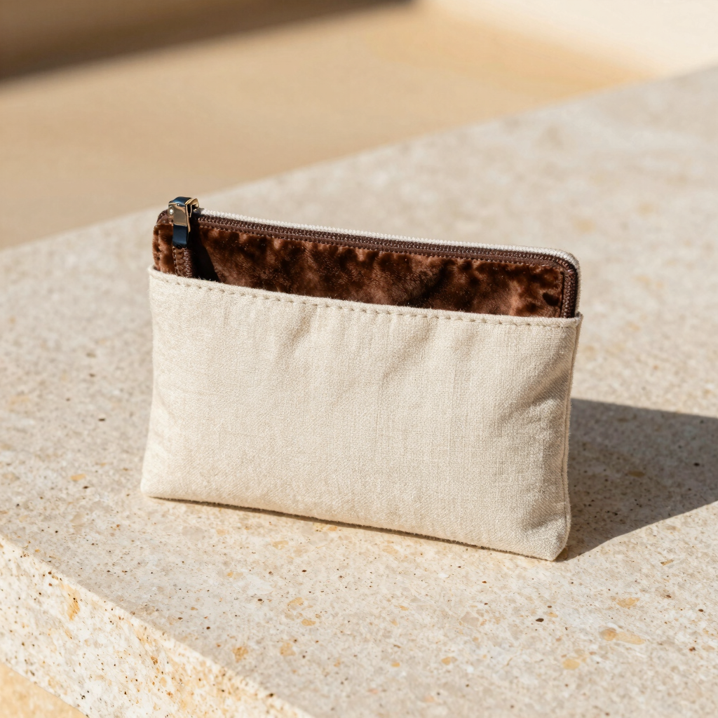 Bespoke Linen Jewelry Pouch