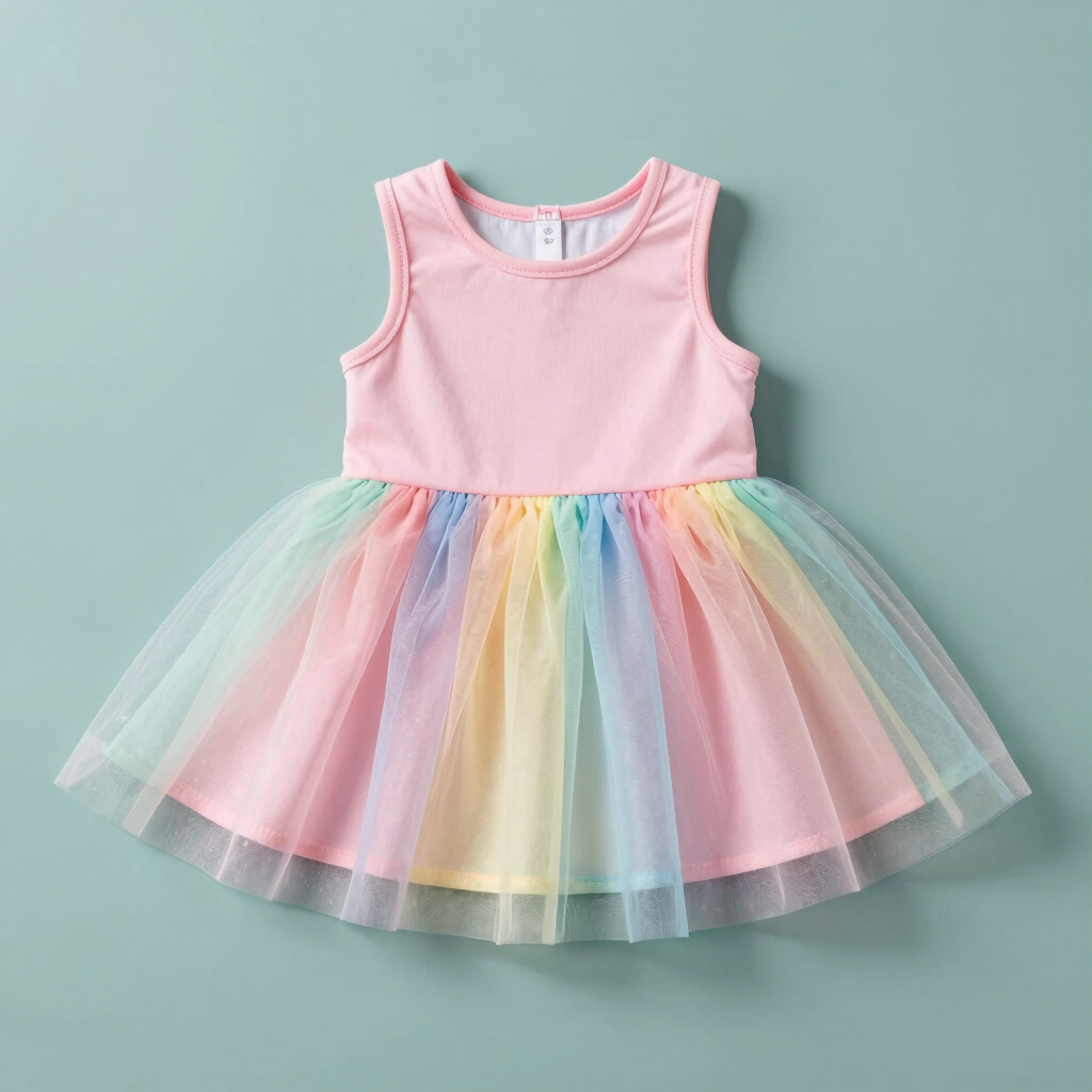 Vestido Primavera de Tul Alegre