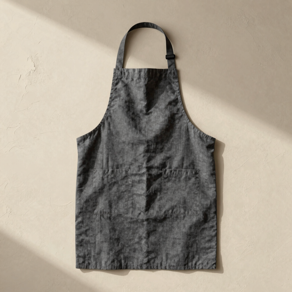 Hand-Spun Linen Utility Apron