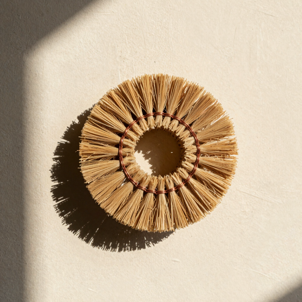 Woven Sisal Scrub Brush