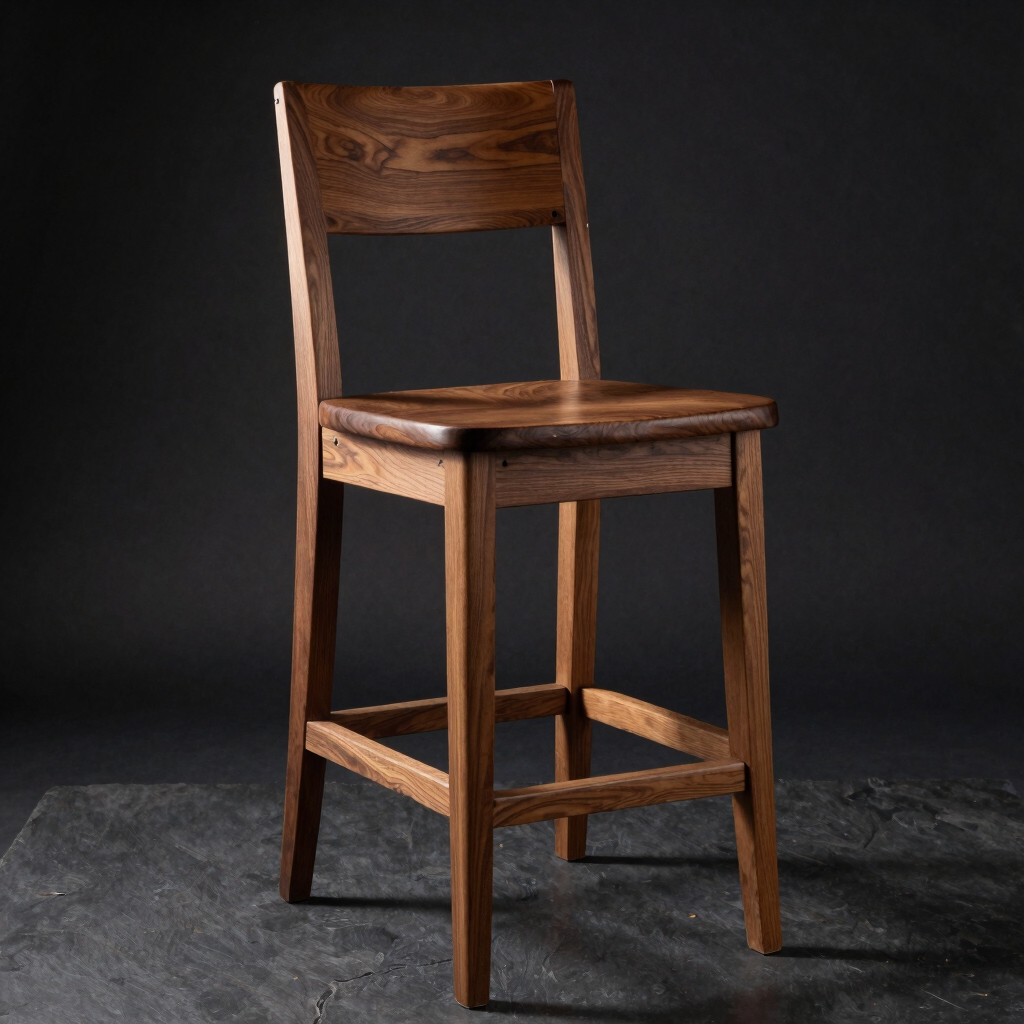 The Hart High-Back Counter Stool