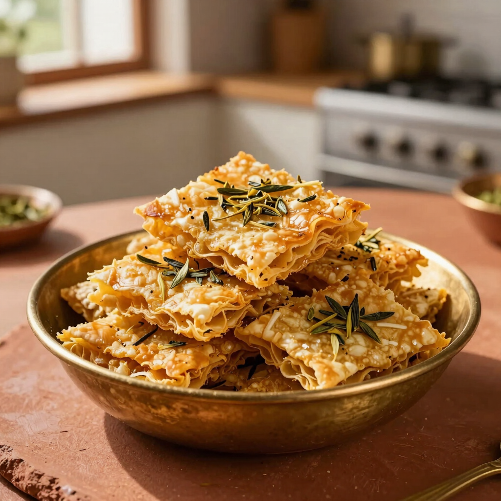 Crispy Methi Mathri