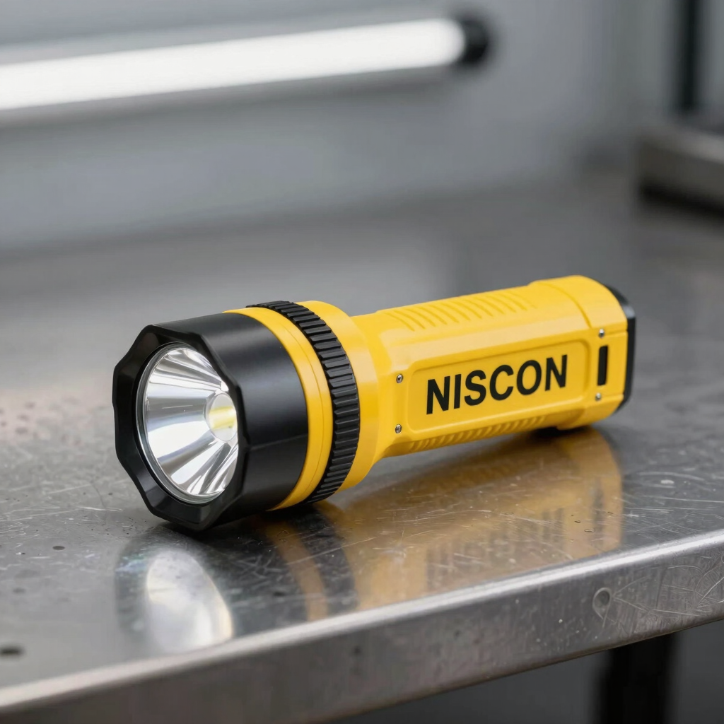 Intrinsically Safe LED Marine Flashlight