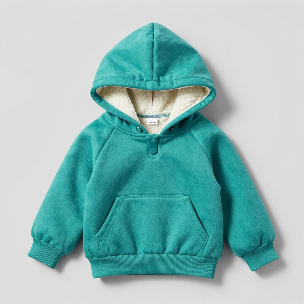 Sudadera de Algodón Turquesa