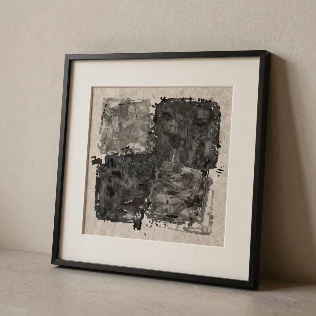 Bhumi Charcoal Art Print