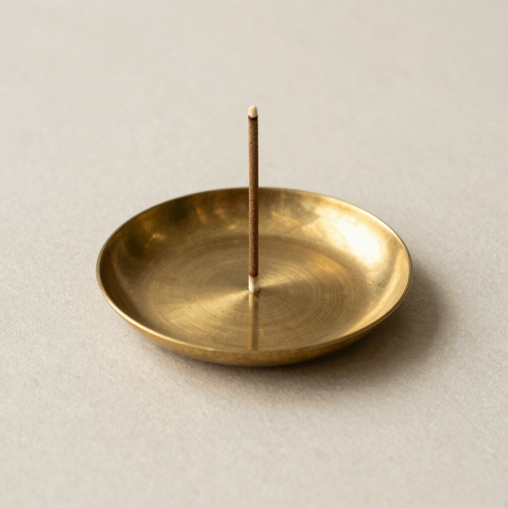 Dhara Brass Incense Dish