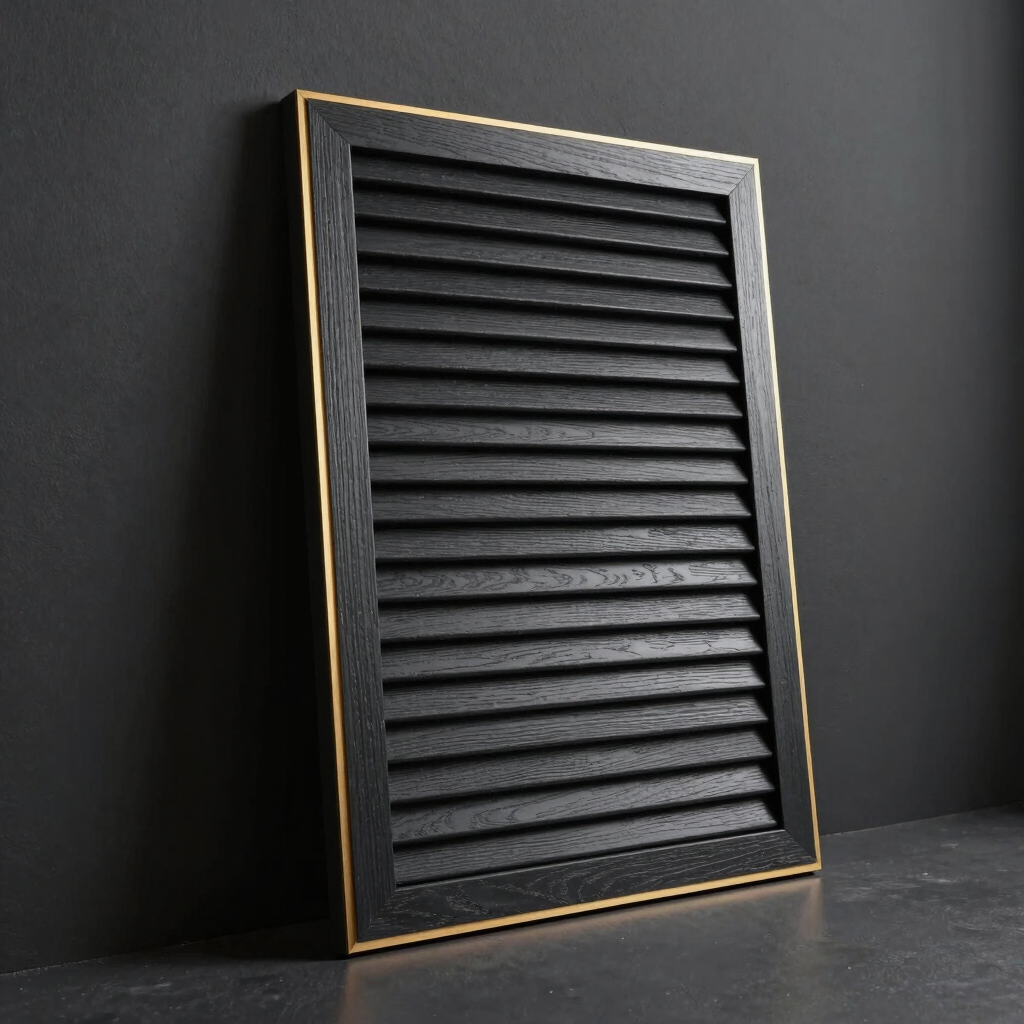 Aureum Charcoal WPC Louver