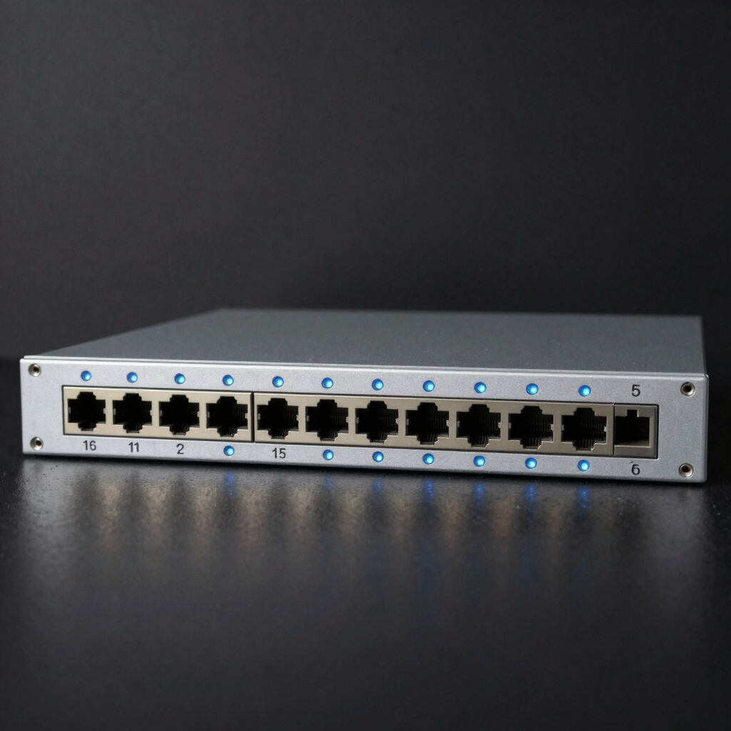 Switch de Red Gestionable de 16 Puertos