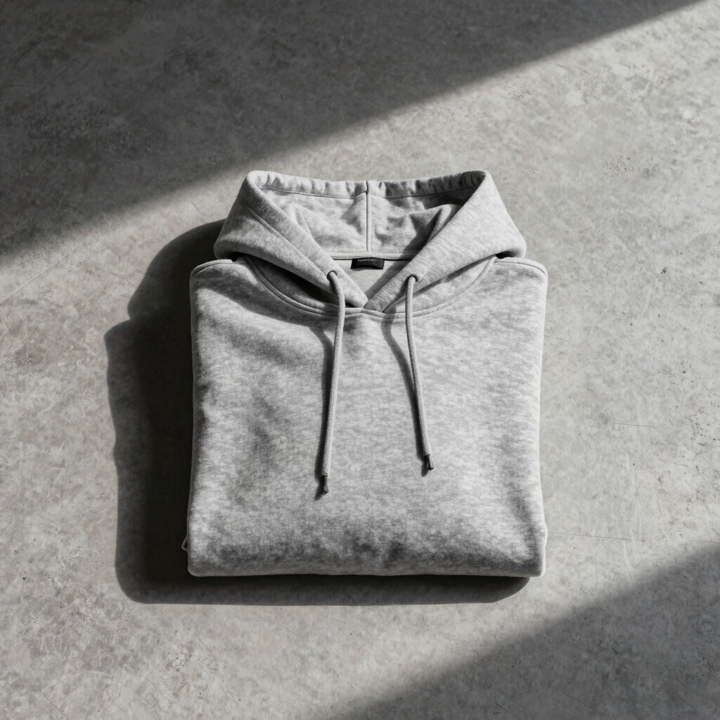 Stone Boxy Hoodie