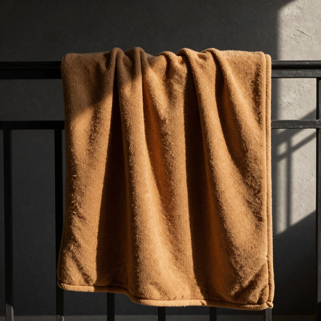 Heavyweight Umber Throw Blanket