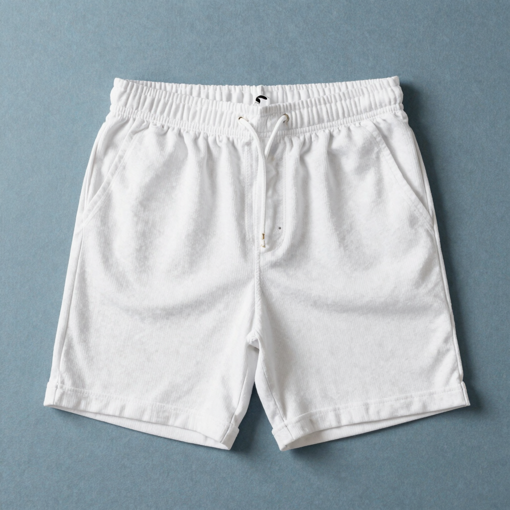 Ribbed Cotton Lounge Short