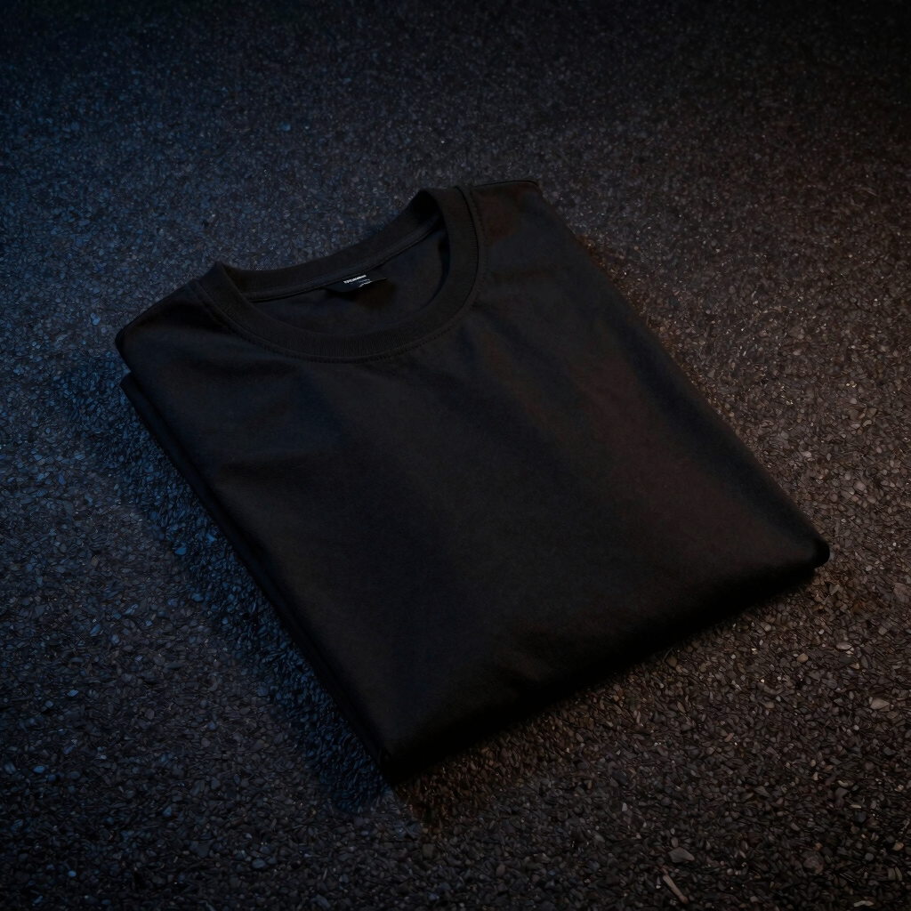 Tricou Premium "Asfalt Negru"