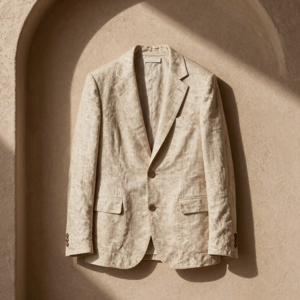Arch Structural Linen Blazer