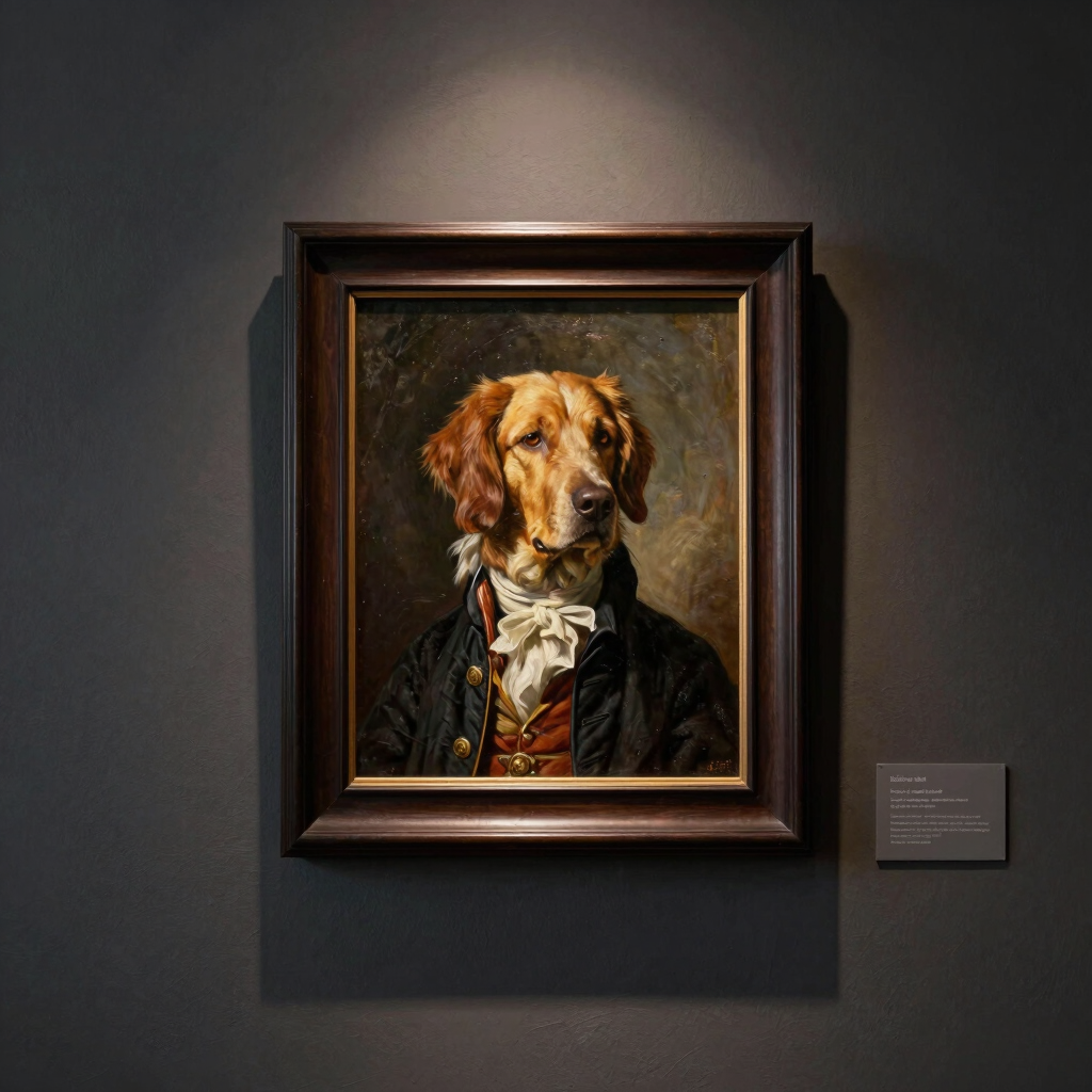 Das Königliche Haustierportrait