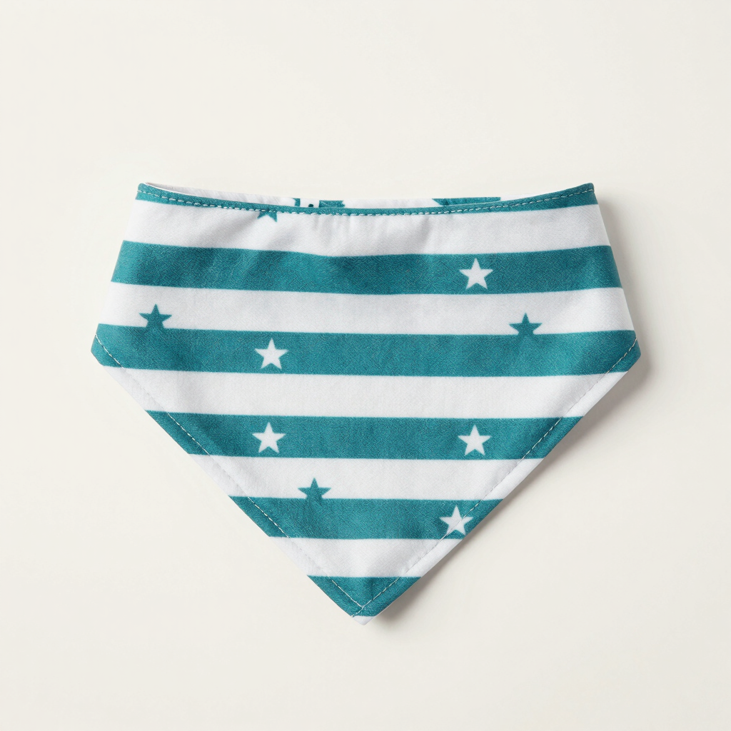 Bandana Reversible Estrellas y Rayas