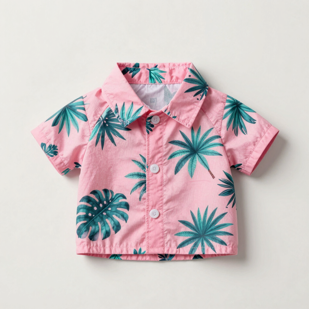Camisa Playera Tropical Guayaba