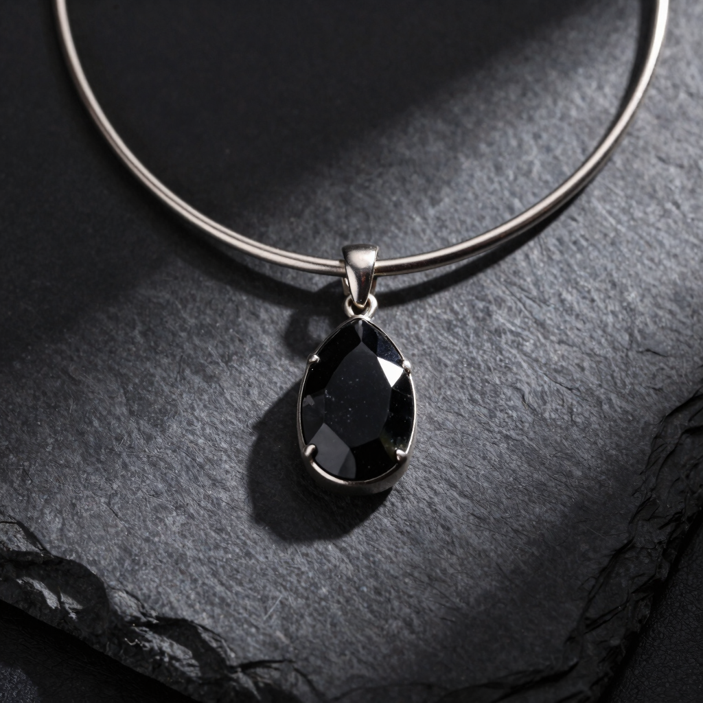 Raw Black Tourmaline Choker