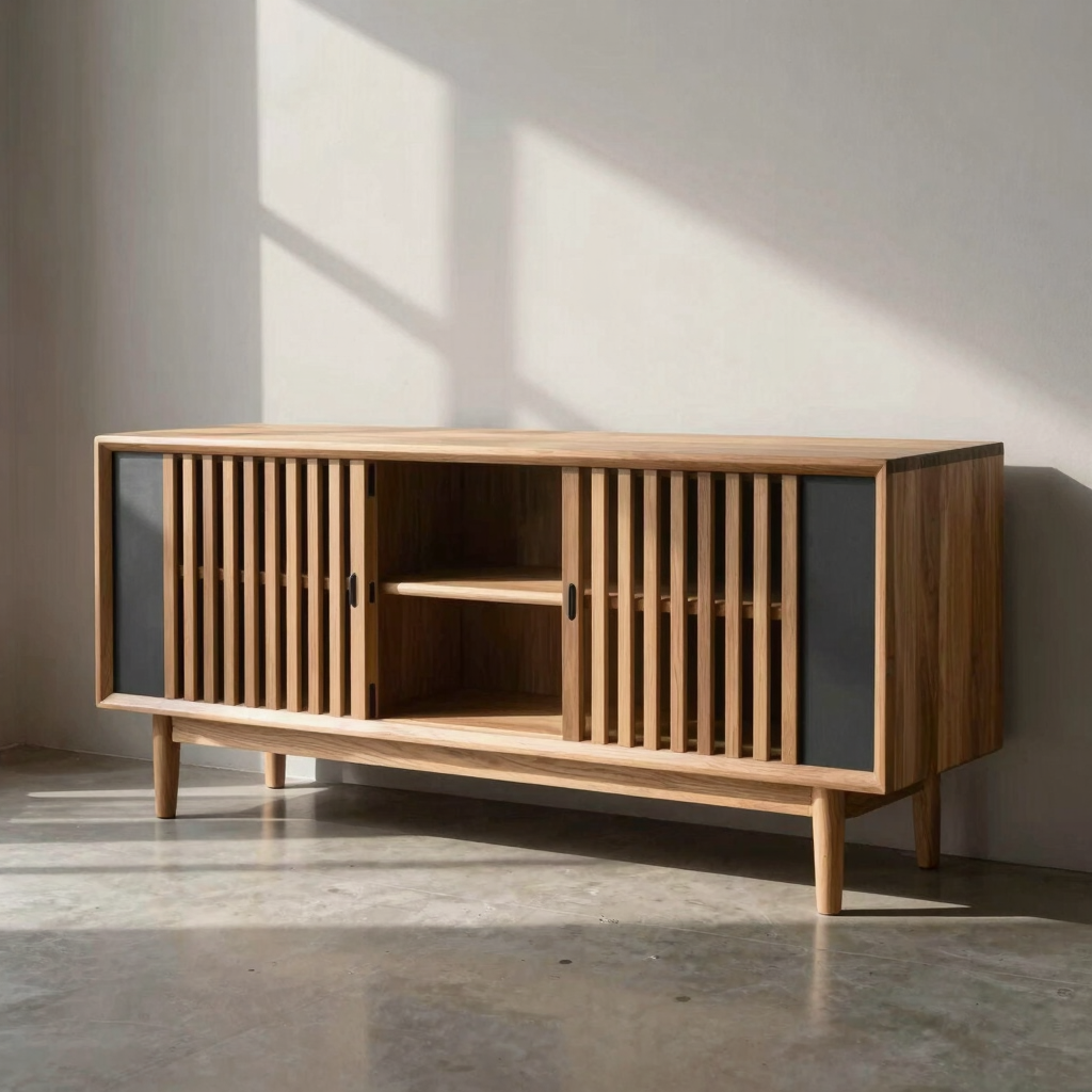 Cove Closed Wine Credenza