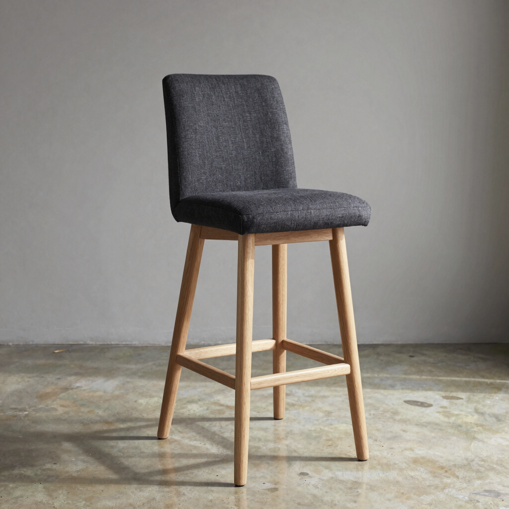 Pivot High-Back Bar Stool