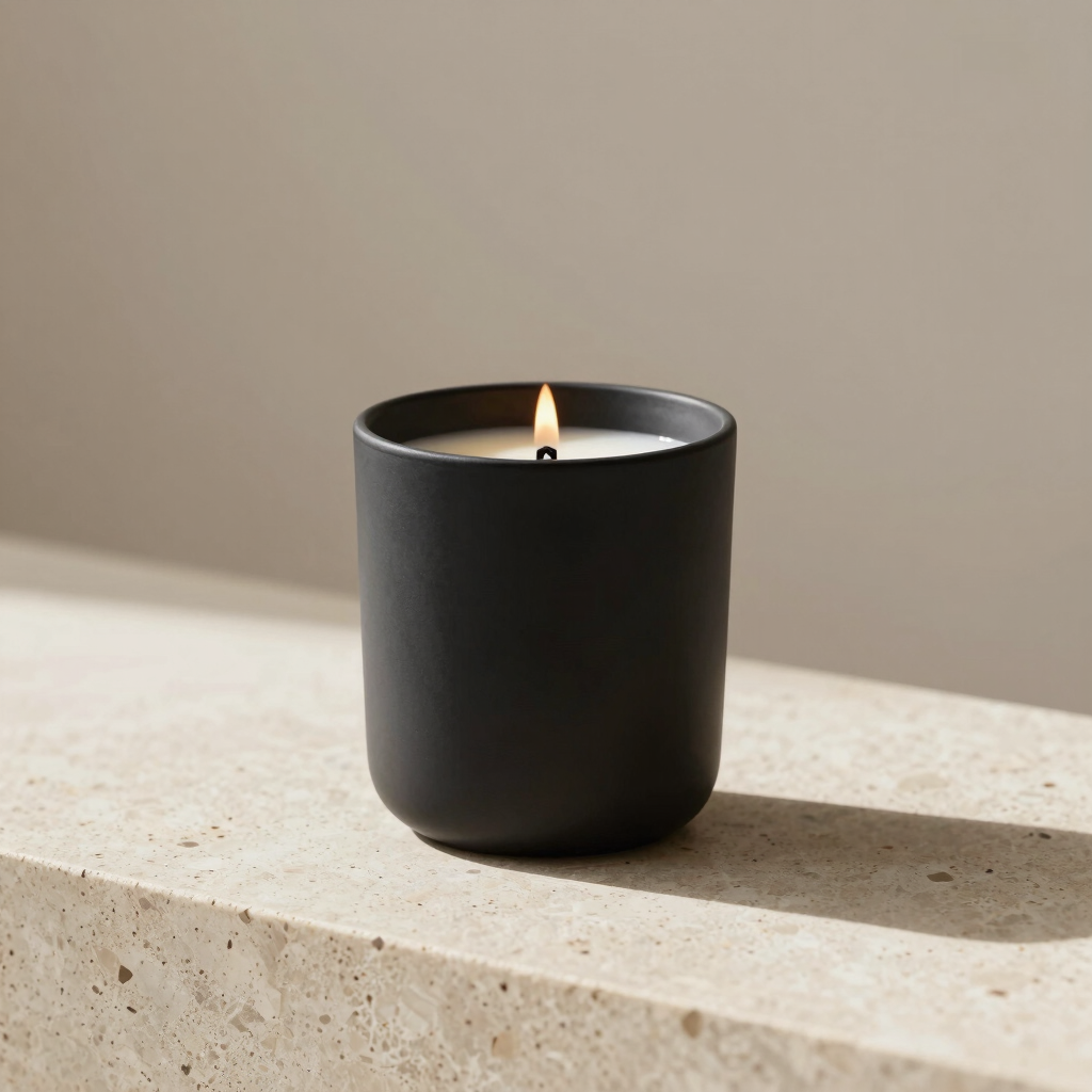 Hinoki & Amber Soy Candle