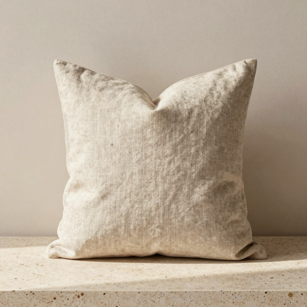 Wabi-Sabi Flax Linen Cushion