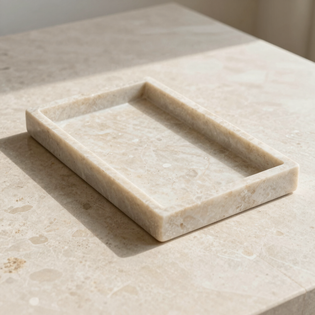 Travertine Stone Rolling Tray