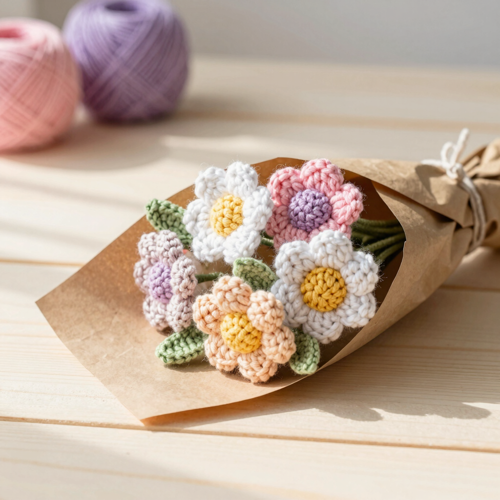 Coffee dates cute crochet keychains