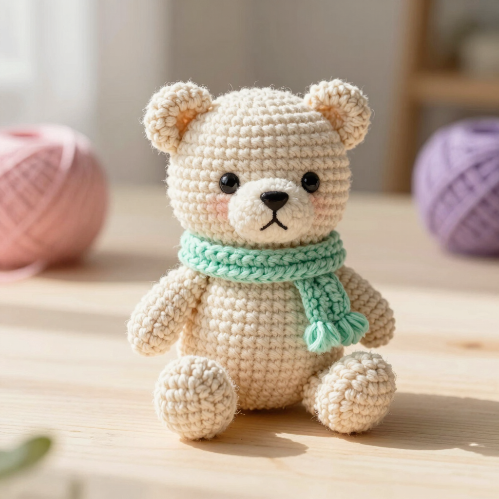 Barnaby the Cozy Crochet Bear