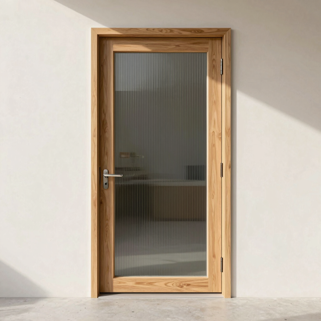 Linum Reeded Glass Interior Door