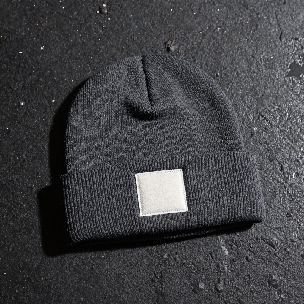 Distortion Ribbed Beanie