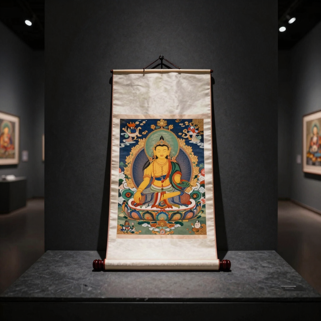 Natural Pigment Thangka Painting