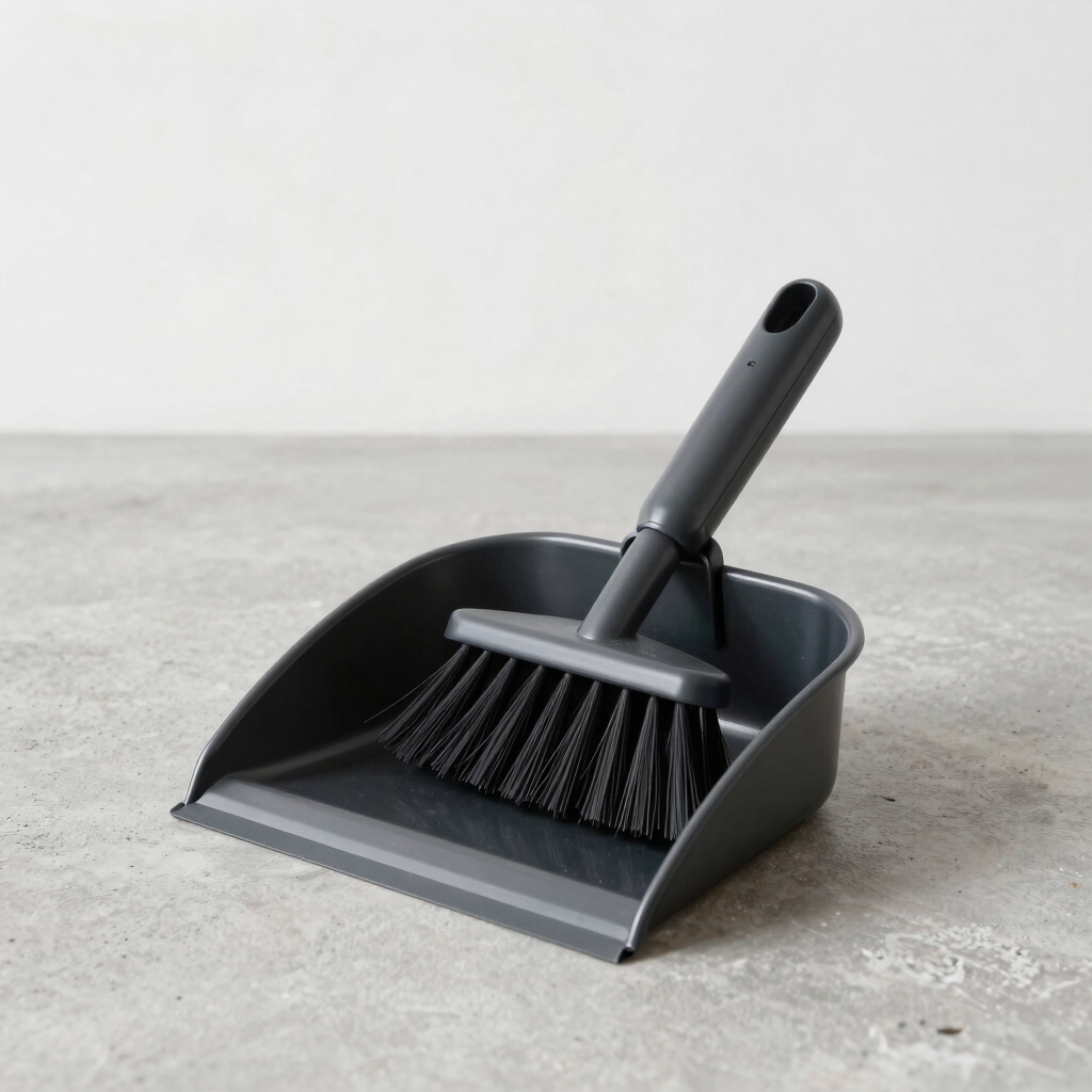 Magnetic Compact Dustpan and Brush