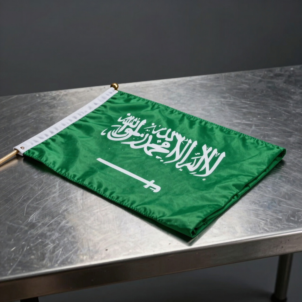 علم المملكة العربية السعودية الخارجي الفاخر
